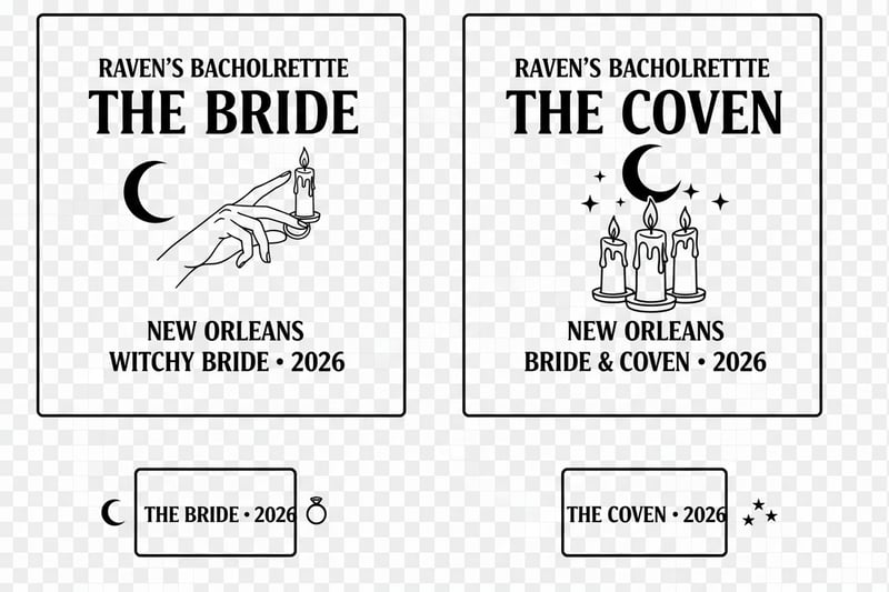Bride & Coven Bachelorette Set New Orleans