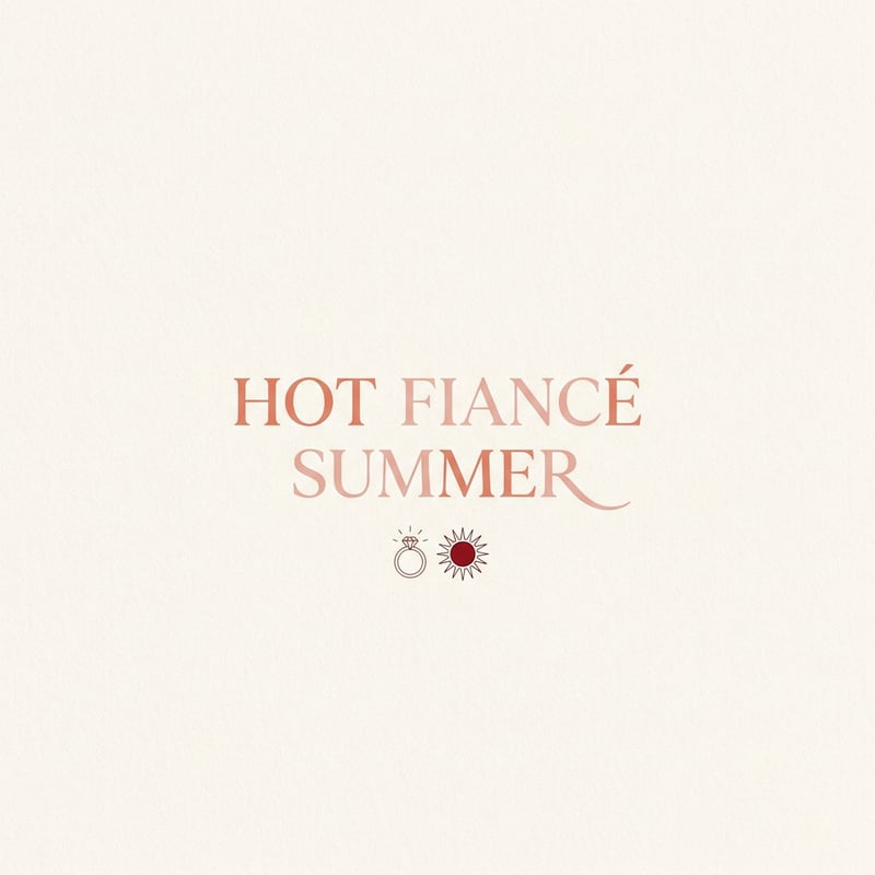 Minimalist Hot Fiancé Summer Typography