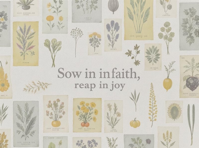 Vintage Seed Packet Collage Art