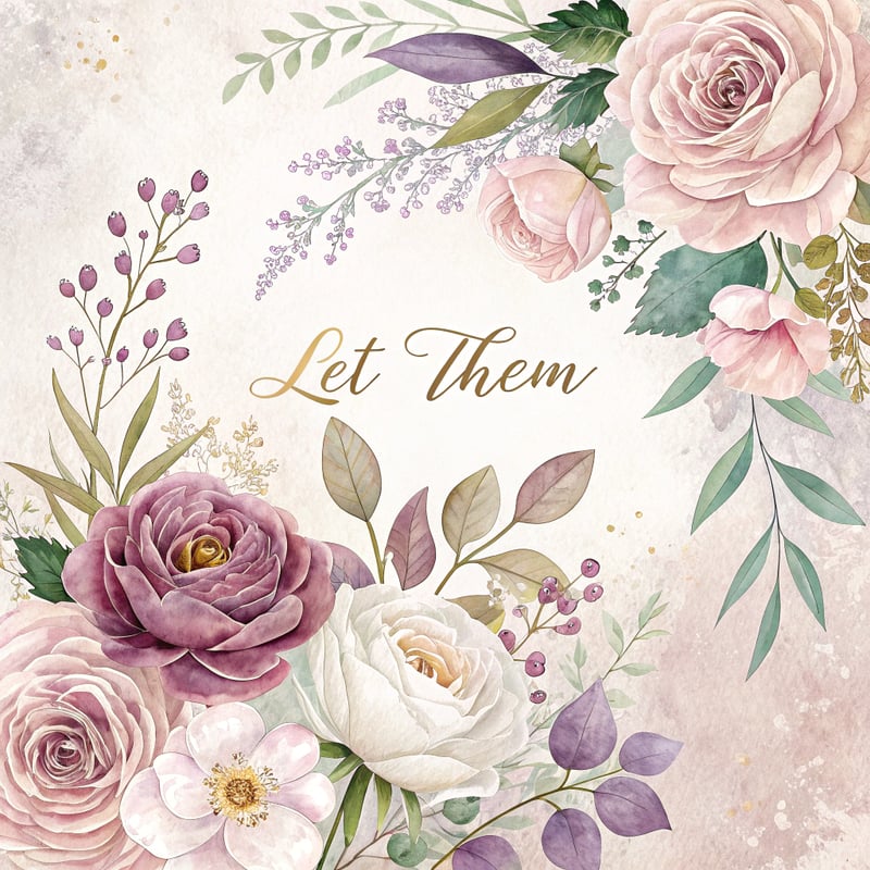 Elegant Floral Watercolor Design