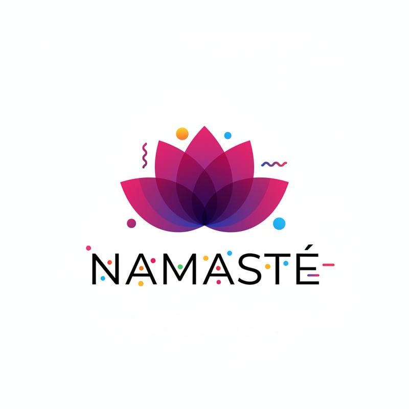 Minimalist Lotus Flower Logo
