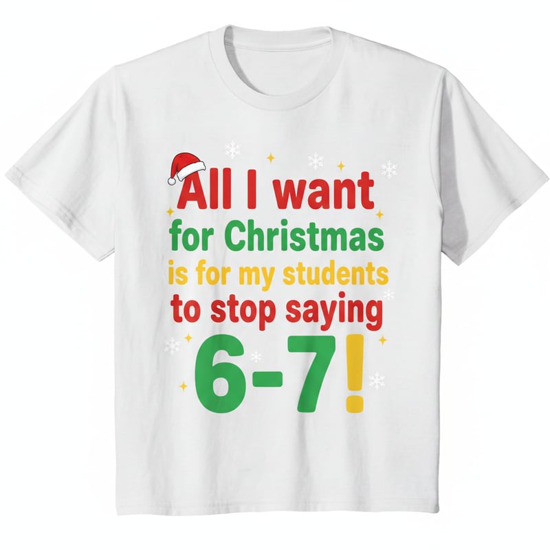 Funny Christmas Teacher Shirt Design