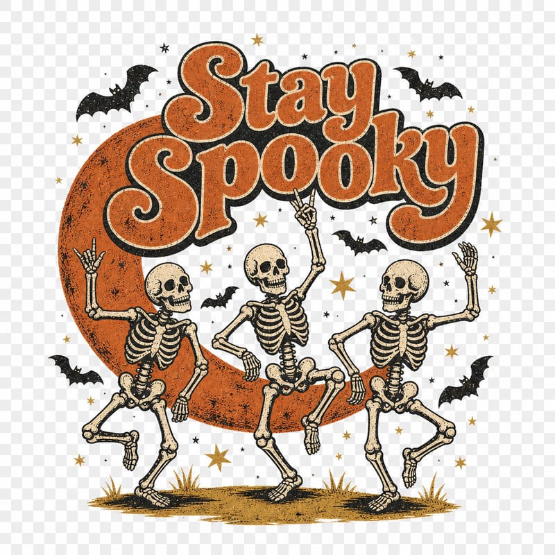 Retro Halloween 'Stay Spooky' Tee