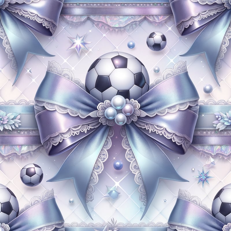 Soft Coquette Soccer Ball Pattern