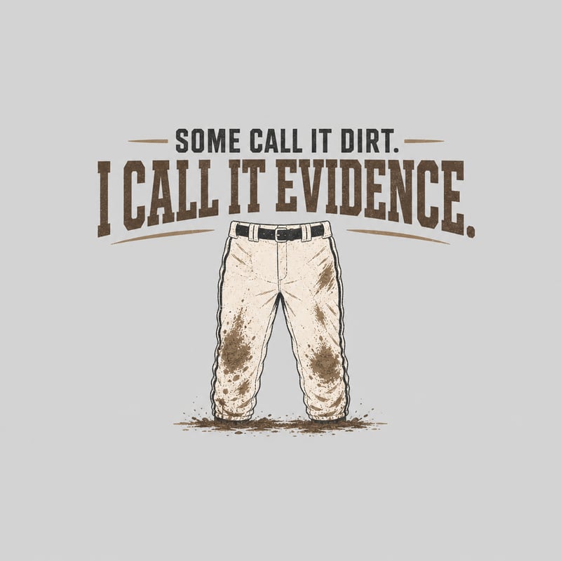 Vintage Baseball Slogan T-Shirt Design
