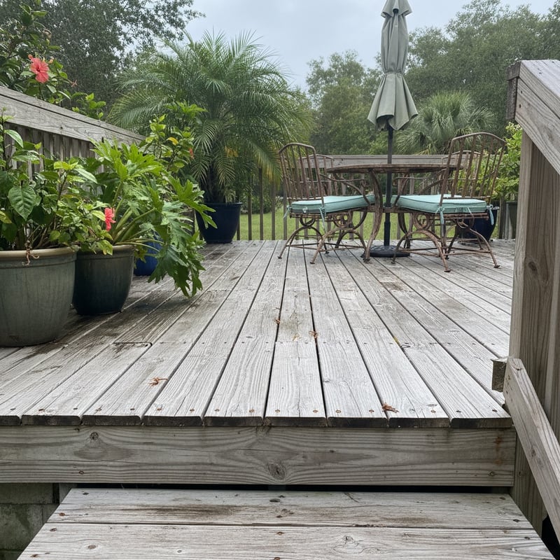 Pressure-Treated Deck in Florida Weather