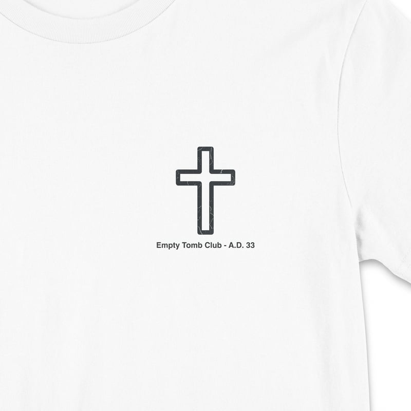 Minimal Faith-Based Easter T-Shirt Design