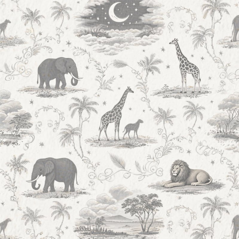 Twilight Safari Toile Pattern