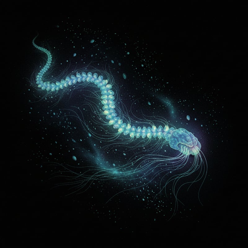 Vintage 1990s Deep-Sea Wildlife Art