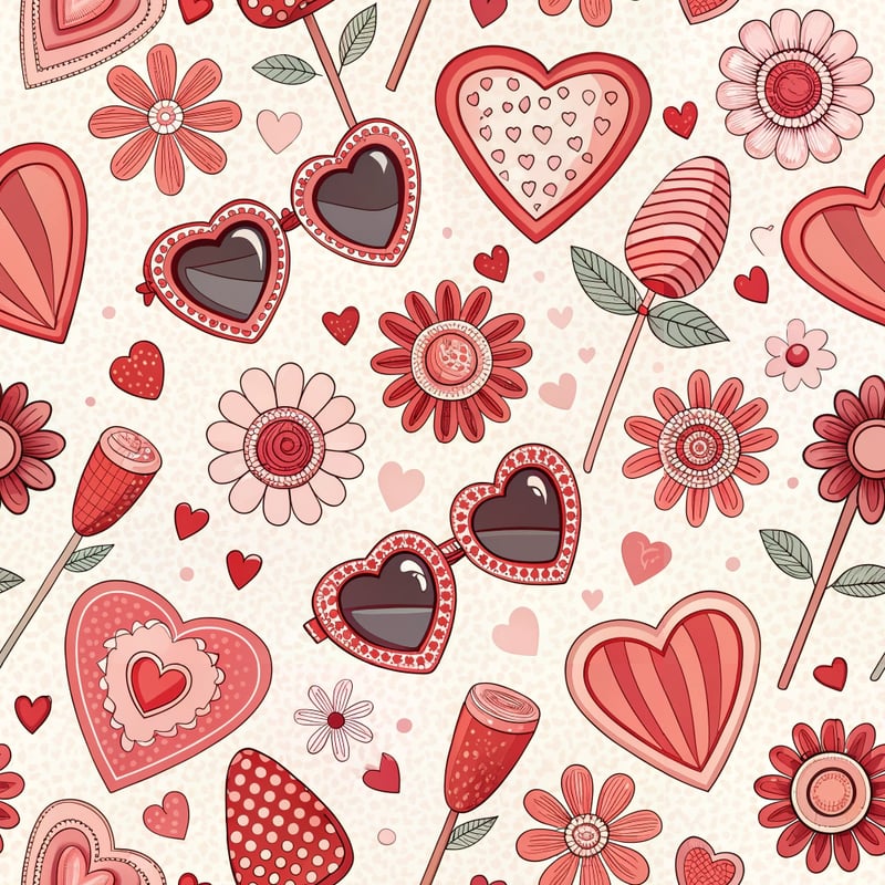 Retro 60s Valentine’s Day Design