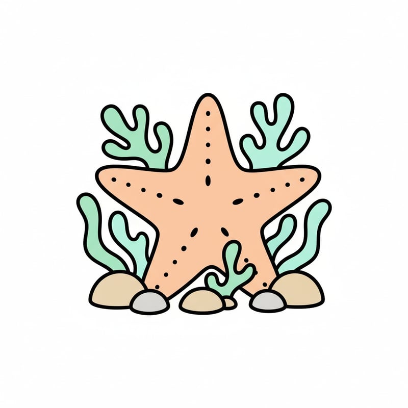 Animated Starfish Clip-Art
