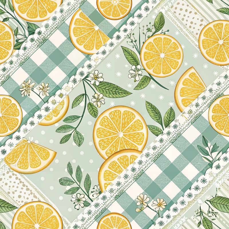 Coquette Lemon Slice Pattern