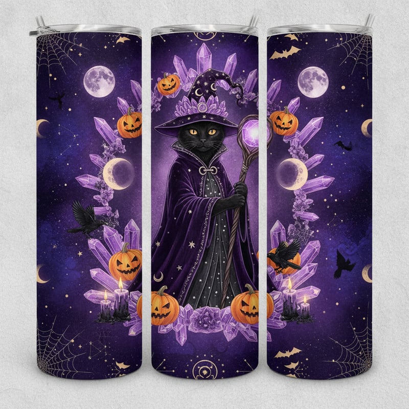 Halloween Birthstone Tumbler Wrap