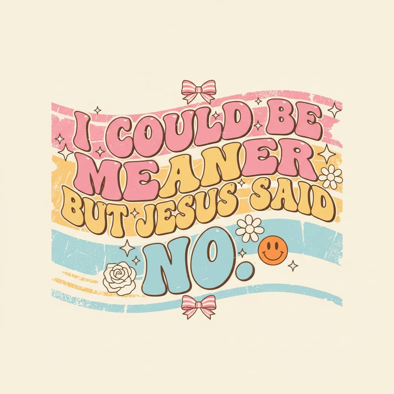 Funny Christian Typography Design