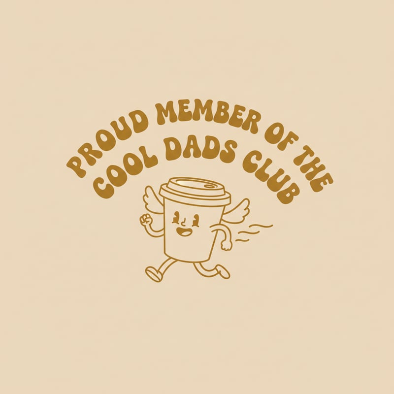 Cool Dads Club Retro Typography