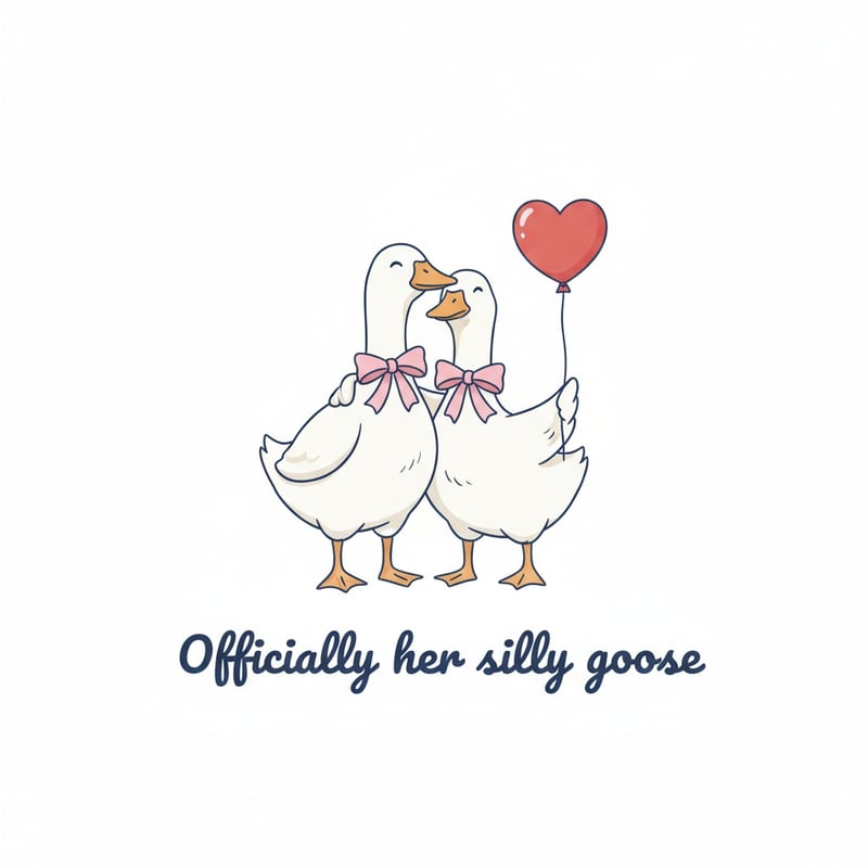 Boyfriend Theme Silly Goose Design