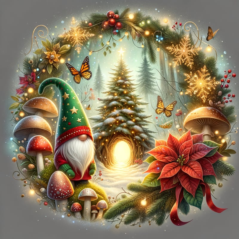 Ethereal Christmas Woodland Design