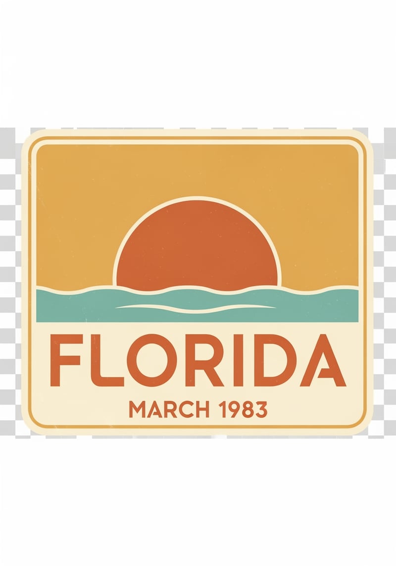 Early-80s Florida Coastal Badge