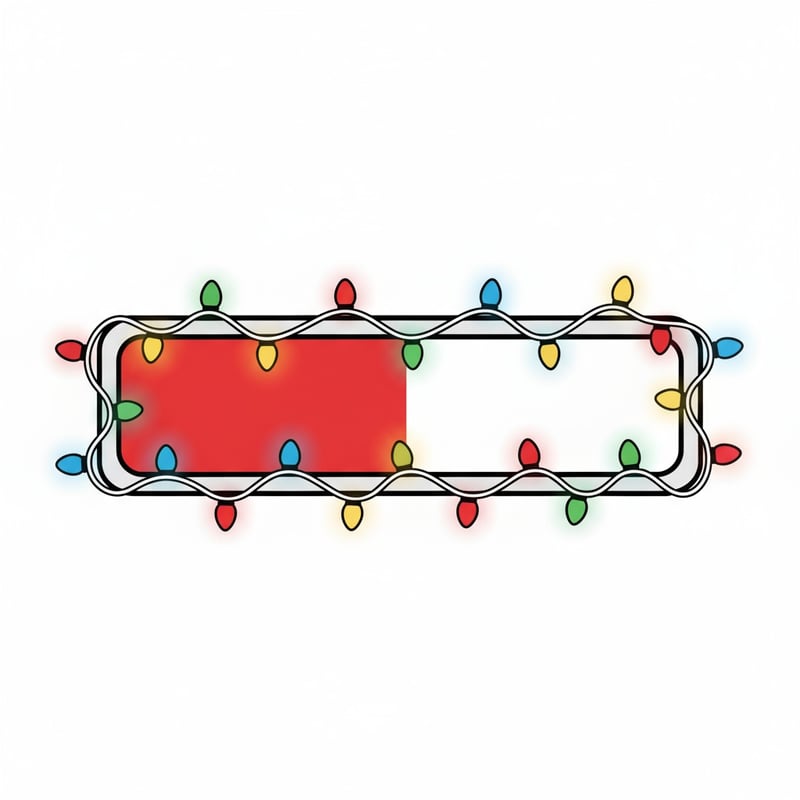 Festive Progress Bar Vector