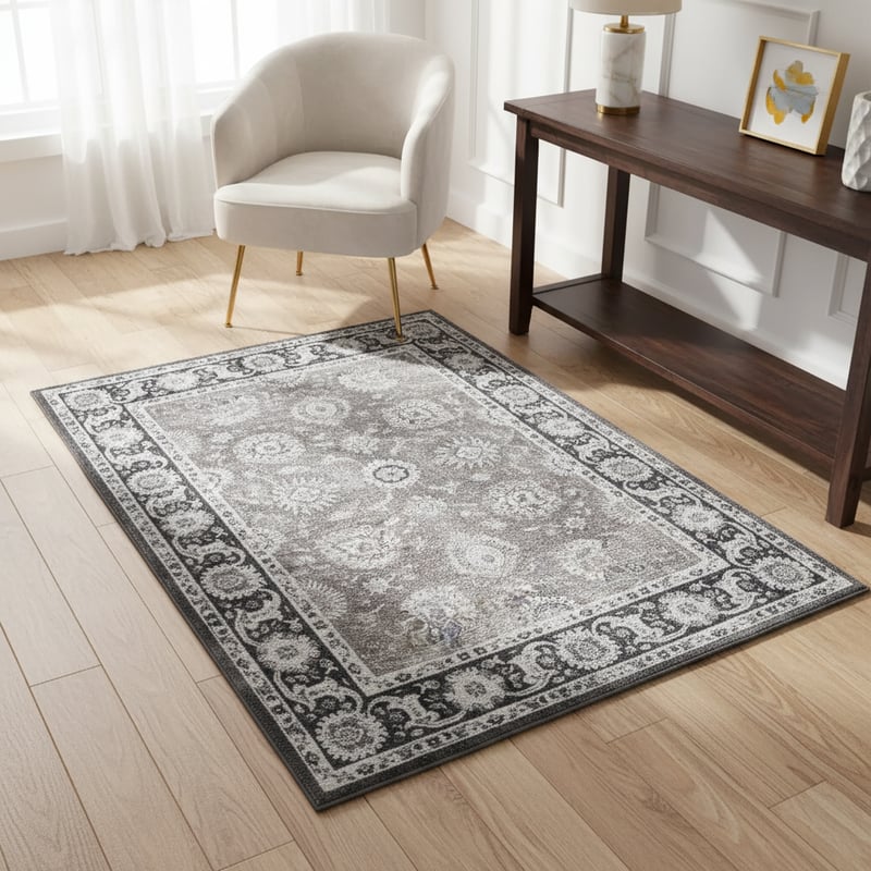 Close-Up Luxury Rug Design