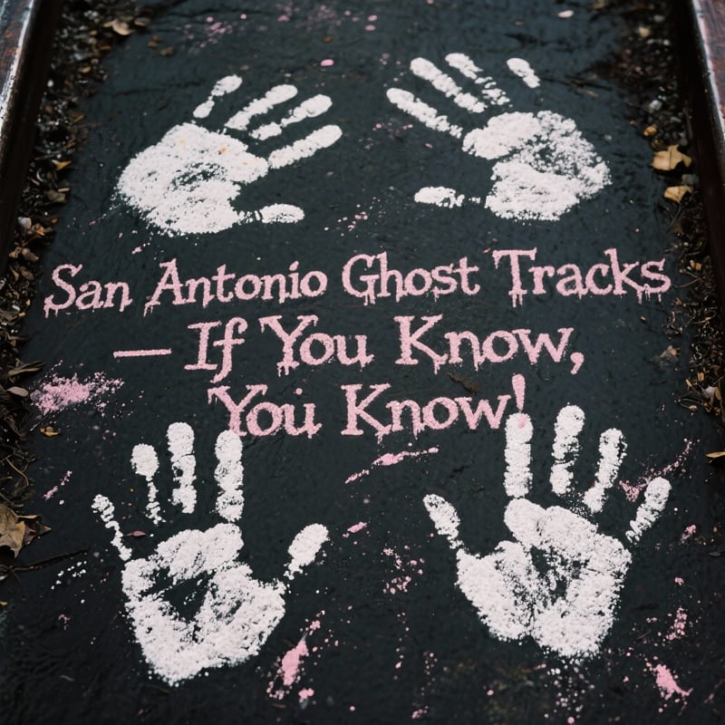 Gothic Handprint Chalk Art