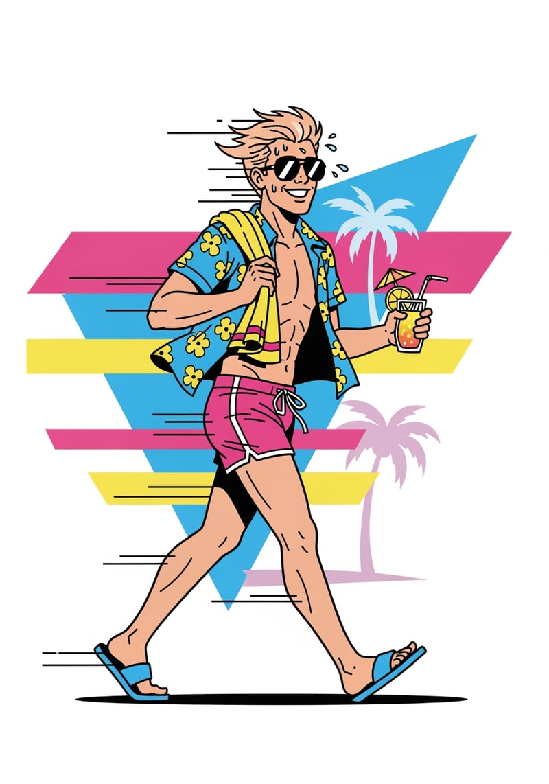 1980s Florida Pin-Up Spring Break Shirt