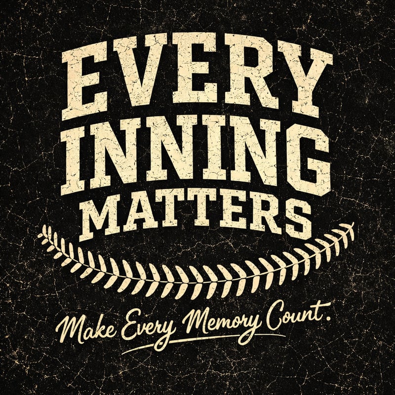 Every Inning Matters Baseball Design