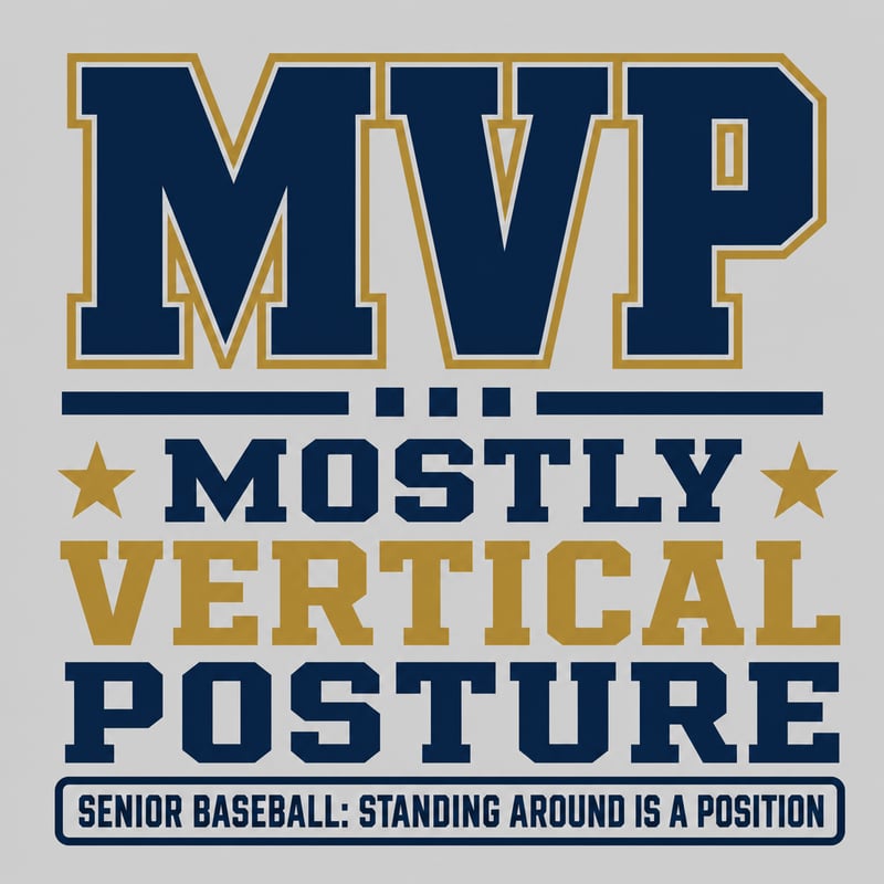 Retro MVP Baseball T-Shirt Design
