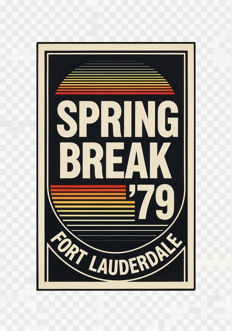 Late-70s Fort Lauderdale Spring Break Art