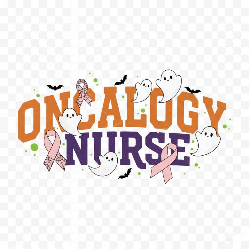 Oncology Nurse Halloween Typography