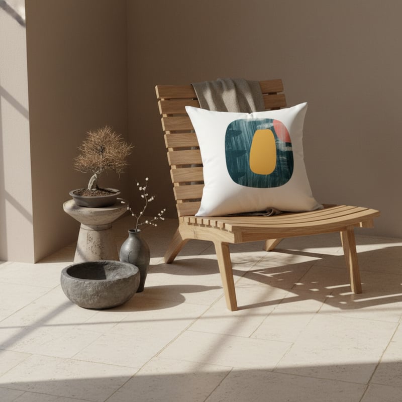 Minimal Zen Japandi Interior Vignette