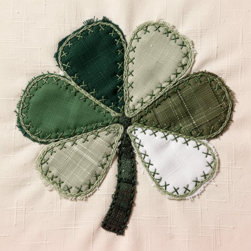 Patchwork Shamrock Design