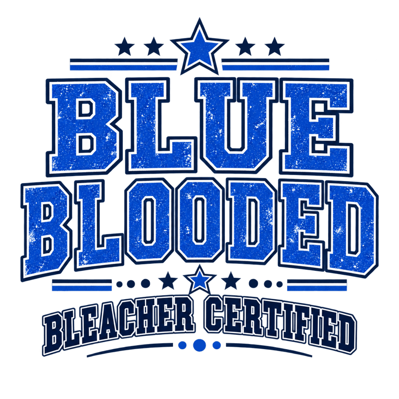 Blue Blooded Fan T-Shirt Graphic