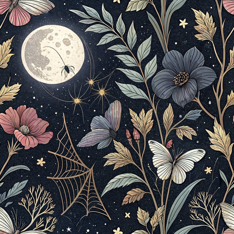 Gothic Nighttime Glen Pattern