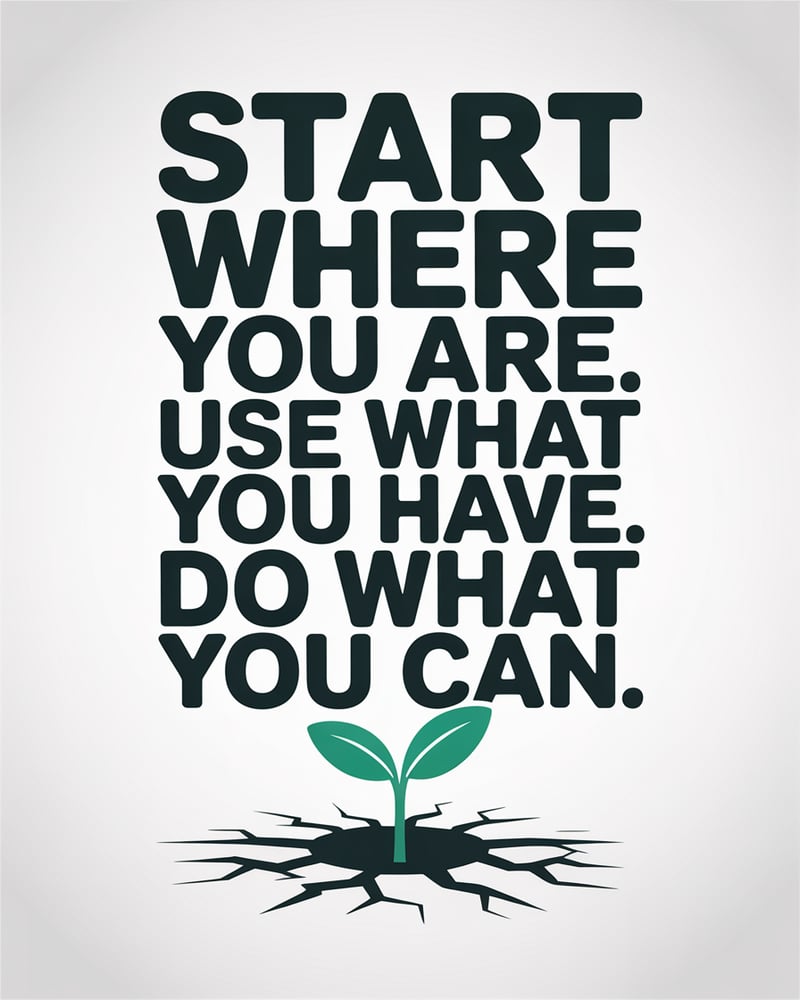 Inspirational Quote T-Shirt Design