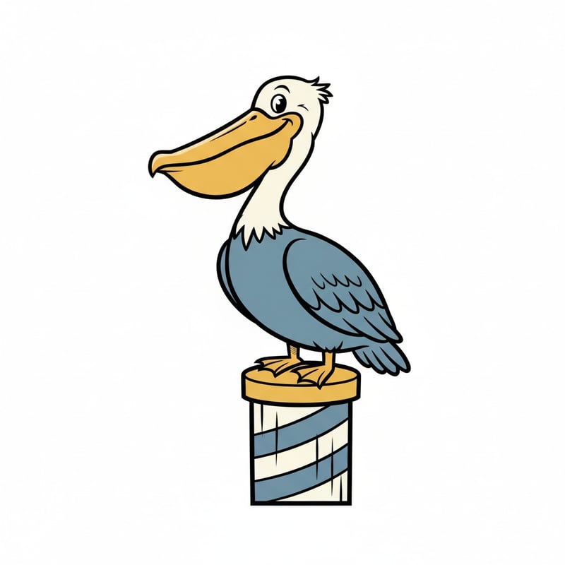 Animated Pelican Clip-Art