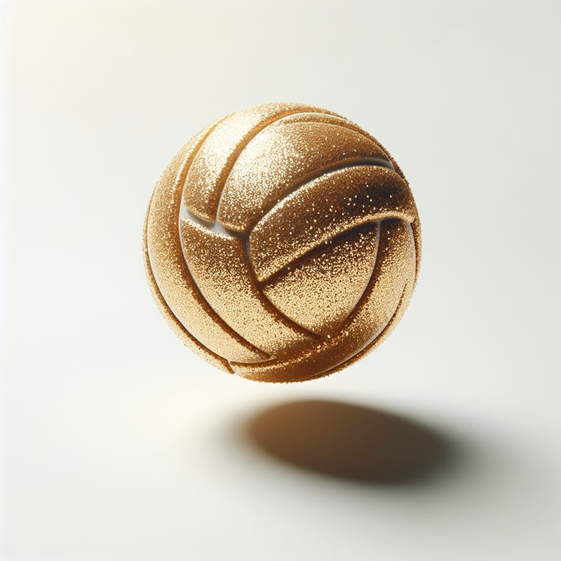 Glitter Volleyball Ball Outlines