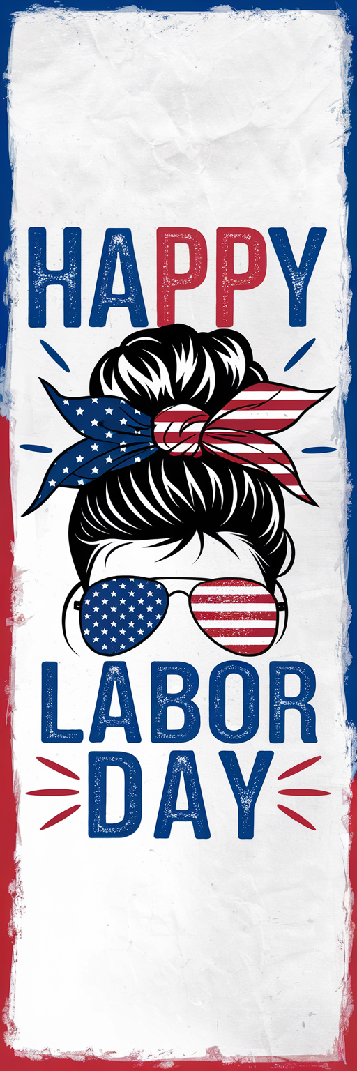 Patriotic Labor Day Graphic Design