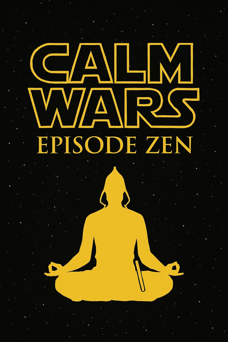 Calm Wars Episode Zen Typography