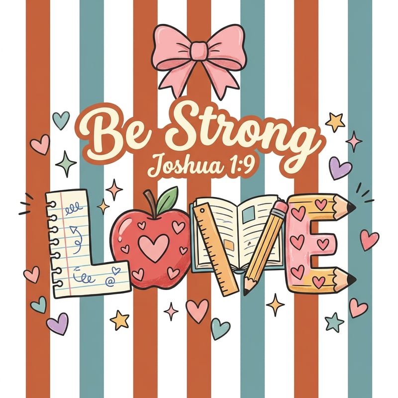Classroom Love Typography Art