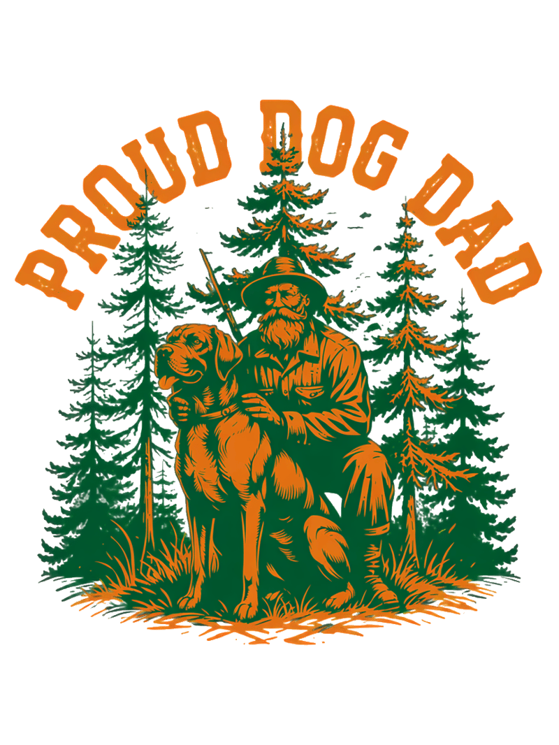 Vintage Proud Dog Dad T-Shirt