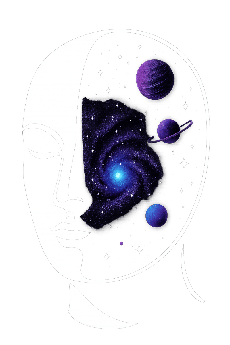 Cosmic Inner World Meditation Mask