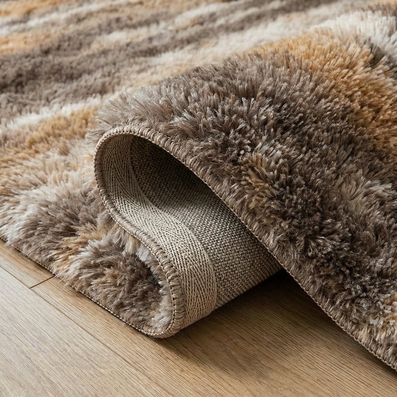 Realistic Flipped Corner Rug Photo