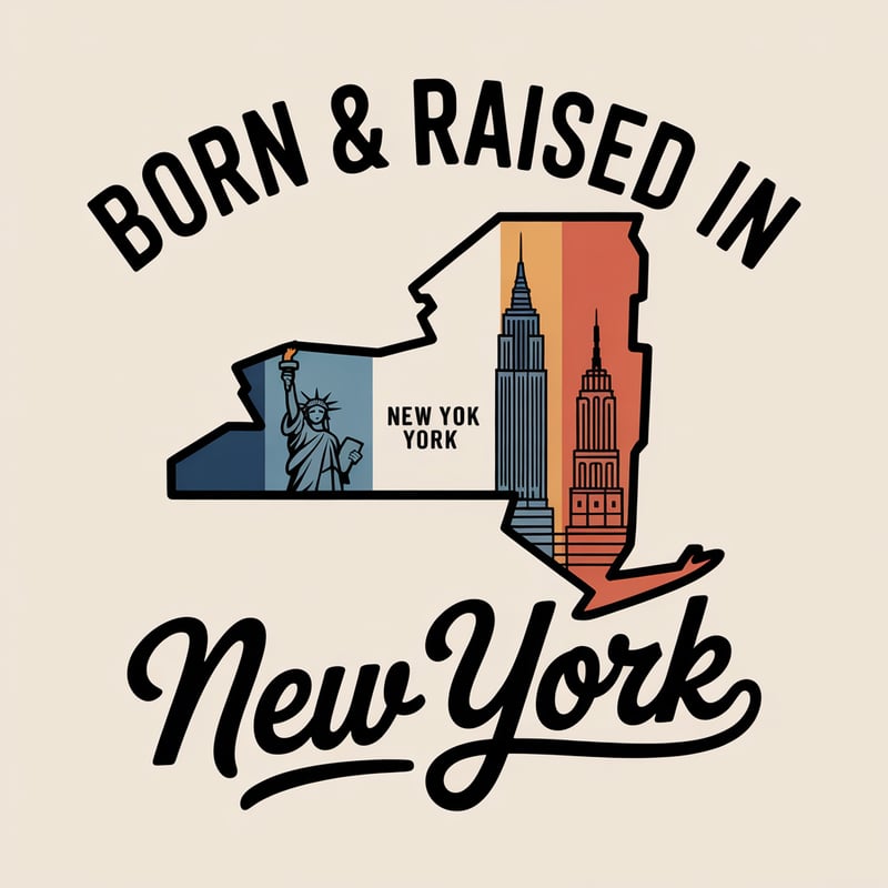 Vintage New York T-Shirt Design