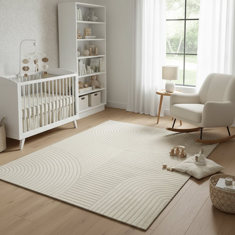 Luxury Nursery Rug Mockup