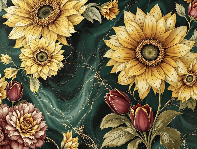 Ornate Ceramic Tile Design