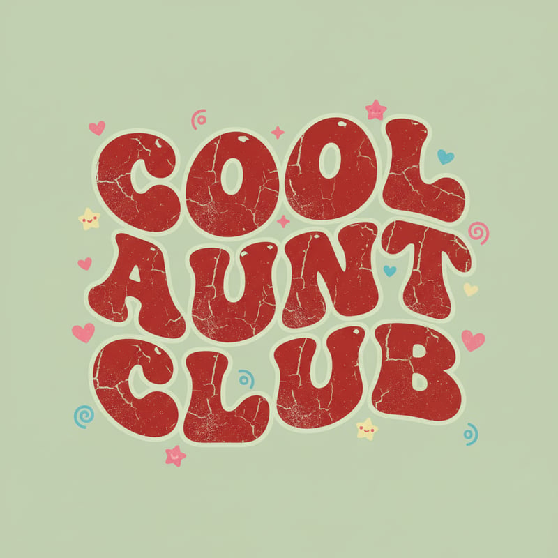 Retro Cool Aunt Club Design