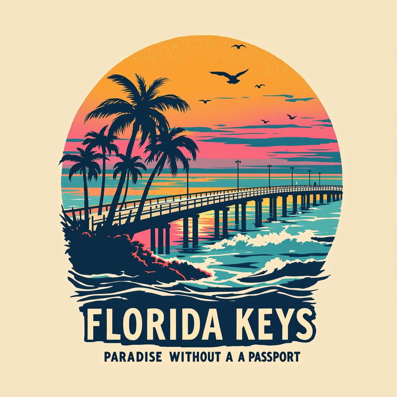 Florida Keys Vintage National Park Badge