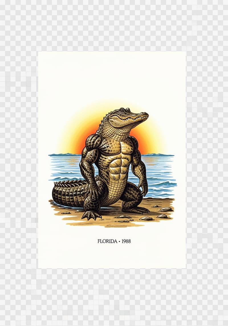 1980s Florida Alligator Mascot