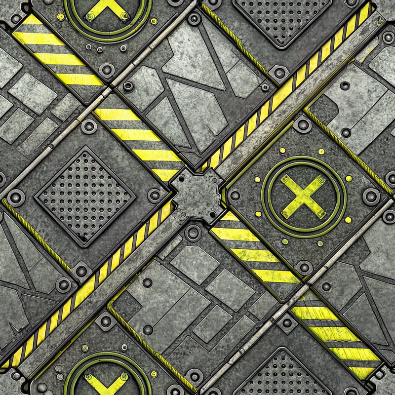 Industrial Cyber-Mech Texture